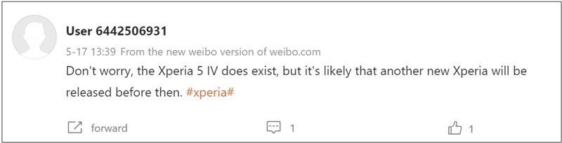 Nguồn tin về thế hệ điện thoại khác của sony Nguồn tin về thế hệ điện thoại khác của sony