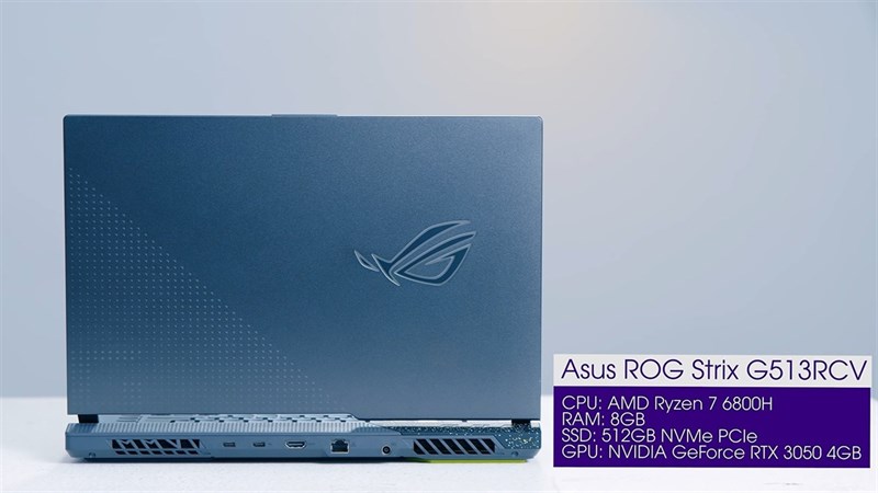Cùng mình điểm qua thông số cấu hình của ASUS ROG Strix G15 G513R (2022) nhé!