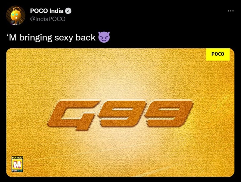 Teaser xác nhận vi xử lý trên POCO M5 4G