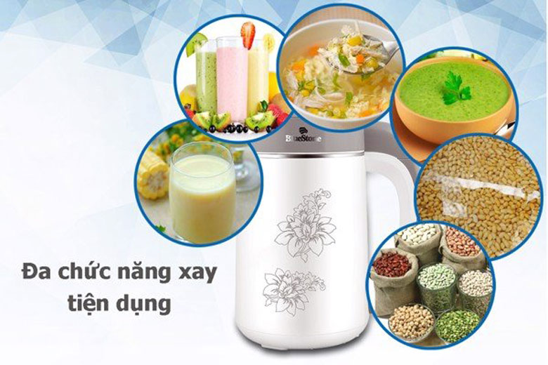 Máy làm sữa đậu nành Bluestone SMB-7329 có thể xay đa dạng món ăn