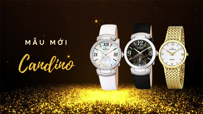 Các mẫu mới của đồng hồ cao cấp CANDINO đã cập bến TGDĐ, mua ngay! Các mẫu mới của đồng hồ cao cấp CANDINO đã cập bến TGDĐ, mua ngay!