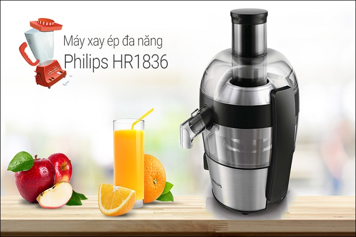 Máy ép trái cây Philips HR1836