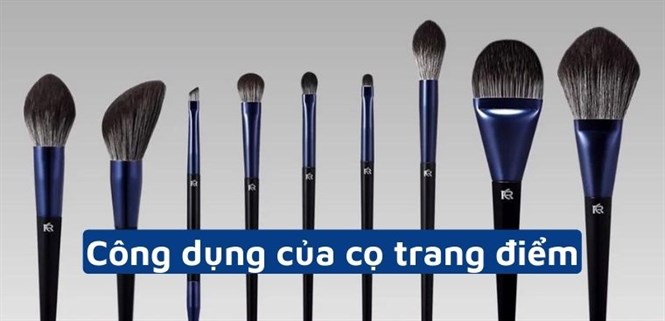 Những công dụng của cọ trang điểm mà bạn nên biết