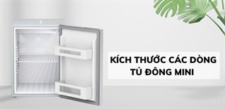 Kích thước các dòng tủ đông mini cơ bản nên biết trước khi mua