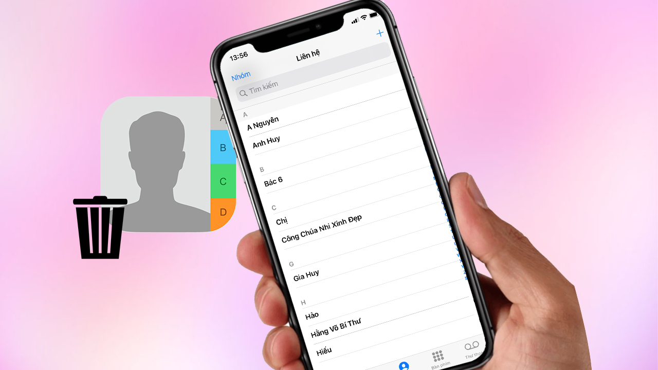 Cách xoá danh bạ trên iPhone với nhiều số cùng một lúc