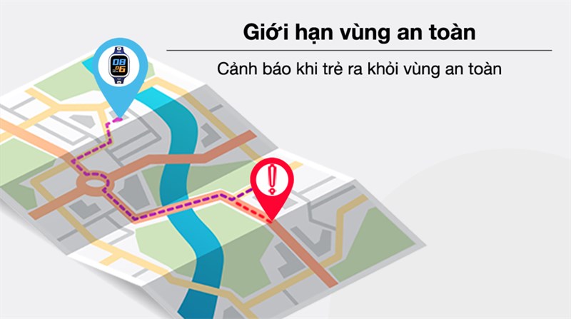 Thiết lập vùng an toàn trên Kidcare S6 Thiết lập vùng an toàn trên Kidcare S6