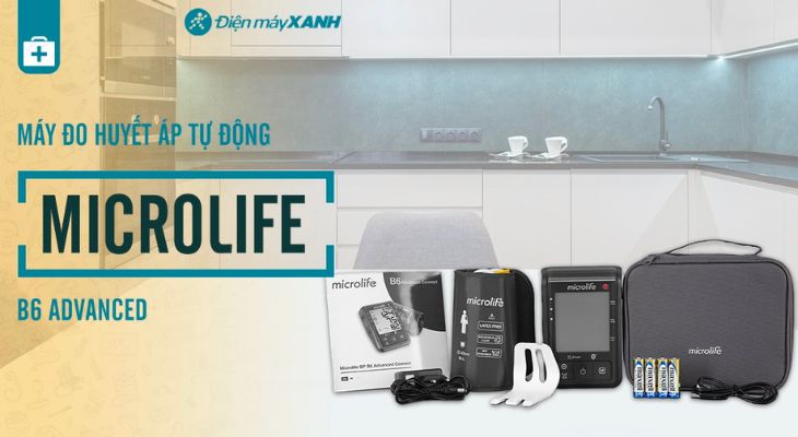 Máy đo huyết áp tự động Microlife B6 Advanced cho kết quả đo huyết áp, nhịp tim chính xác nhờ sở hữu công nghệ hiện đại