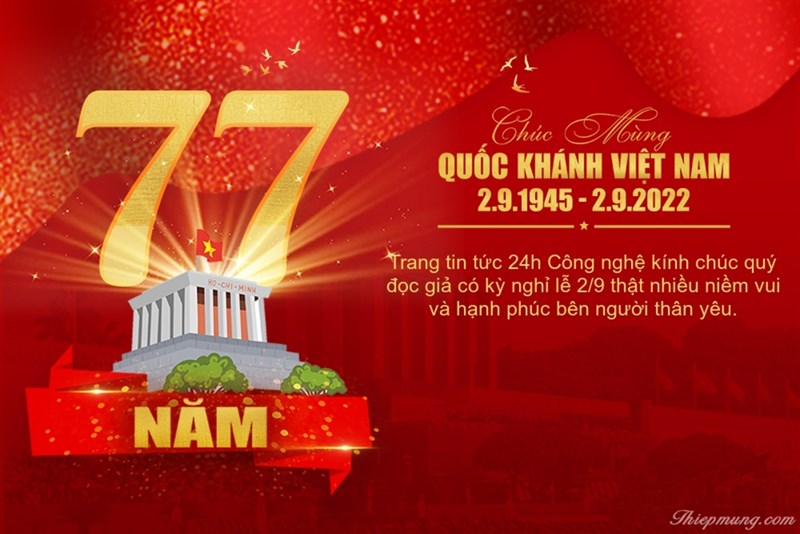 Lễ 2/9 là ngày lịch sử của Việt Nam, một ngày đánh dấu những chặng đường phát triển vô cùng quan trọng của đất nước Việt Nam. Hãy cùng nhau gửi những lời chúc tốt đẹp, thể hiện lòng yêu thương và đồng cảm đến với những người bạn, người thân, đồng nghiệp của mình. Những món quà như thiệp chúc mừng lễ 2/9 sẽ giúp chúng ta dồi Đăng và tạo sinh khí tốt cho các mối quan hệ.