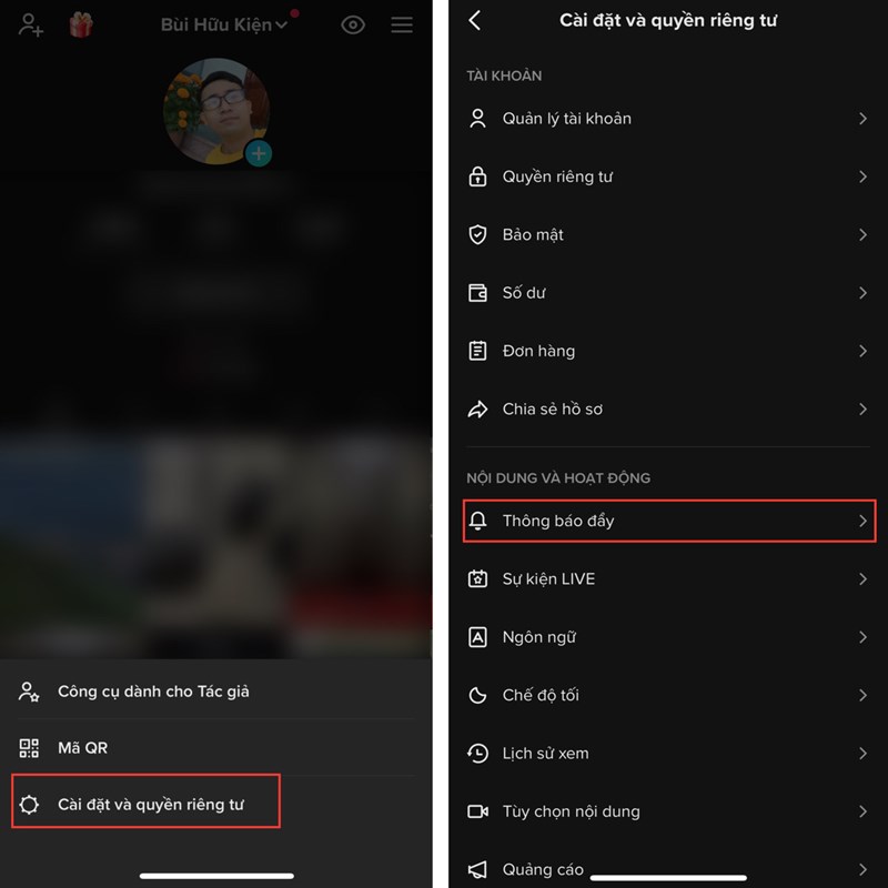 Cách nhận thông báo TikTok qua email 