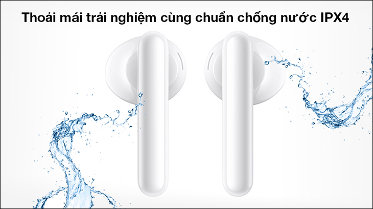 Tai nghe Bluetooth True Wireless OPPO ENCO Air được tích hợp chuẩn chống nước IPX4