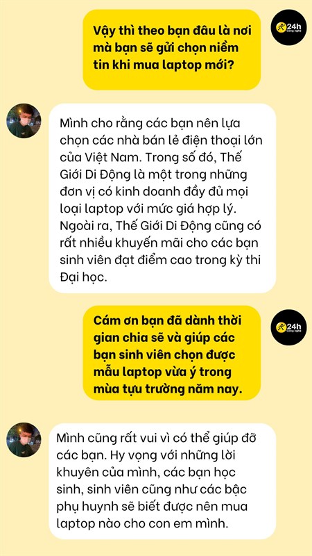 Laptop dành cho sinh viên