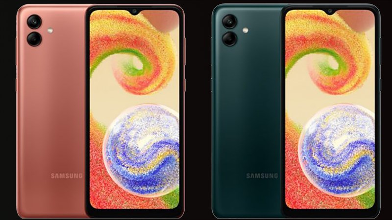 Hình ảnh Galaxy A04 vừa được ra mắt