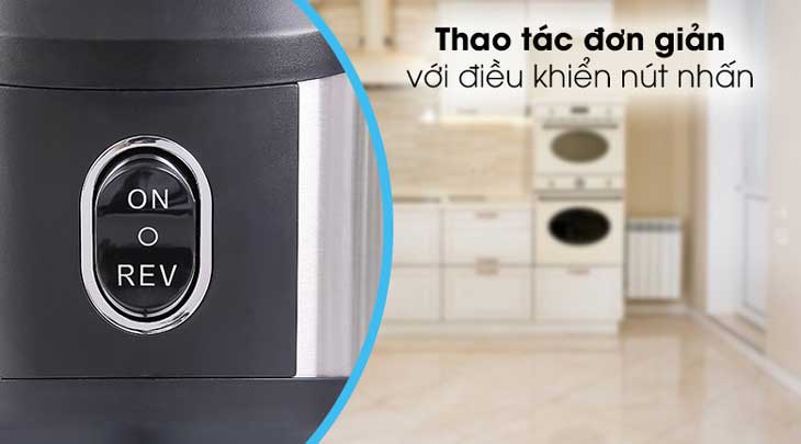 Máy ép chậm Hafele JE230-BL (535.43.531) được trang bị bảng điều khiển nút nhấn dễ sử dụng