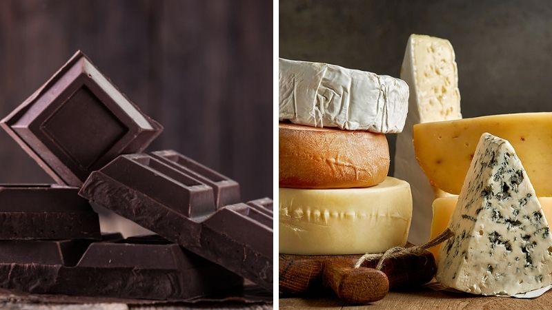 Chocolate và phô mai chứa nhiều chất ảnh hưởng đến chứng đau nửa đầu