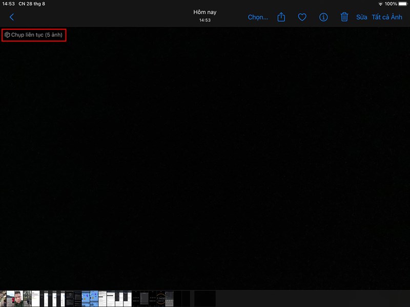 Cách chụp ảnh liên tục trên iPad Cách chụp ảnh liên tục trên iPad
