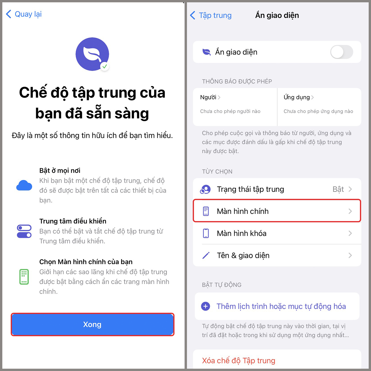 Cách ẩn giao diện “thừa” trên iPhone Cách ẩn giao diện “thừa” trên iPhone
