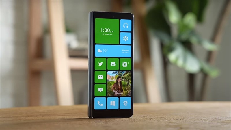 Mặt trước chạy launcher Window Phone Mặt trước chạy launcher Window Phone