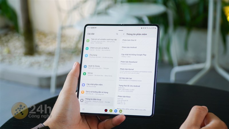 Khả năng đa nhiệm tuyệt vời của Galaxy Z Fold4 phần lớn nhờ vào sự hợp tác giữa Samsung và Google (hệ điều hành Android 12L).