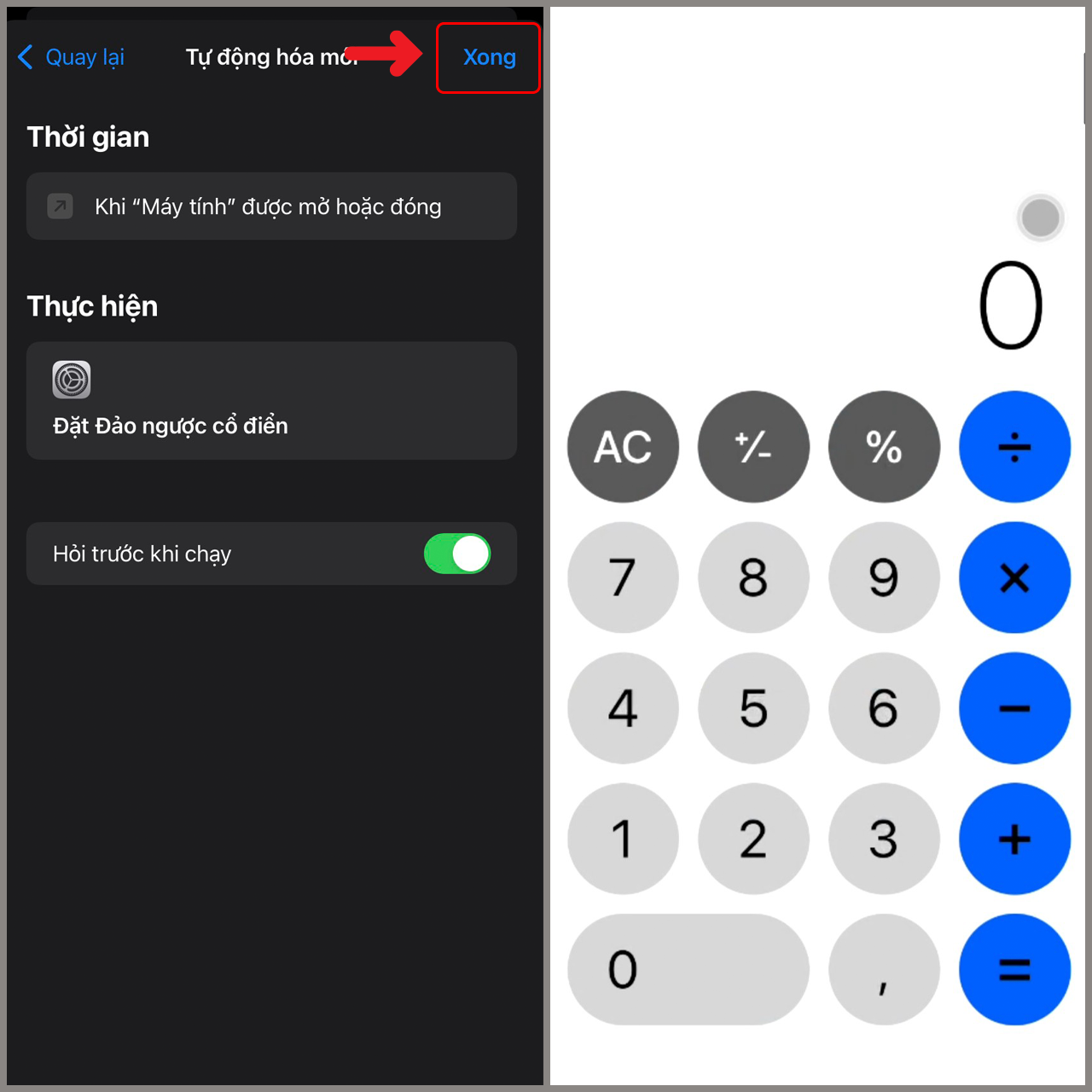 Cách thay đổi giao diện ứng dụng Máy tính trên iPhone-5