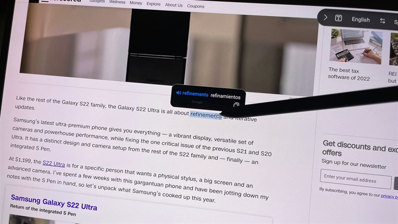 Galaxy Tab S8 Series nhận bản cập nhật Android 12L Galaxy Tab S8 Series nhận bản cập nhật Android 12L