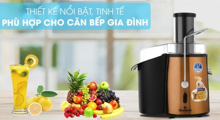 Máy ép trái cây BlueStone JEB-6545 có thiết kế nổi bật, tinh tế Máy ép trái cây BlueStone JEB-6545 có thiết kế nổi bật, tinh tế