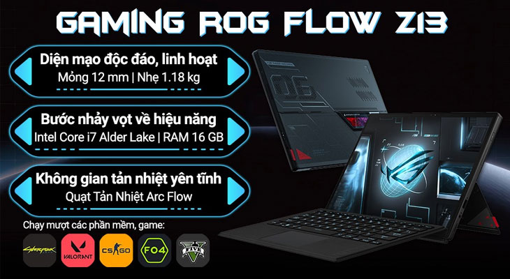 Laptop ASUS ROG có khả năng tản nhiệt mạnh mẽ và êm ái