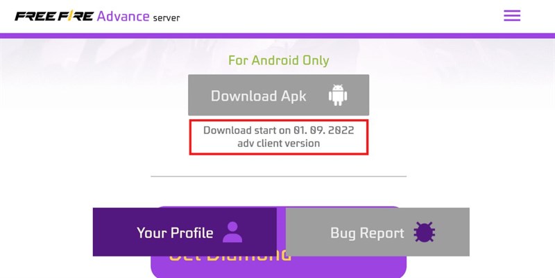 Cách đăng ký chơi Free Fire OB36 Advance Server