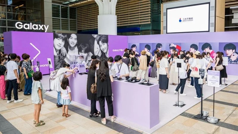 Sự kiện đặc biệt Galaxy X BTS tại Nhật Bản