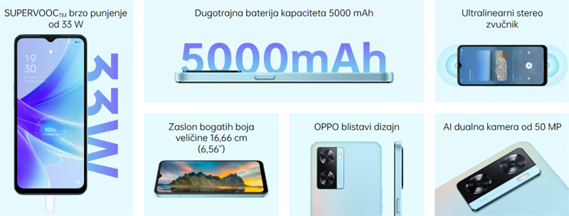 Thông số kỹ thuật của OPPO A57s Thông số kỹ thuật của OPPO A57s