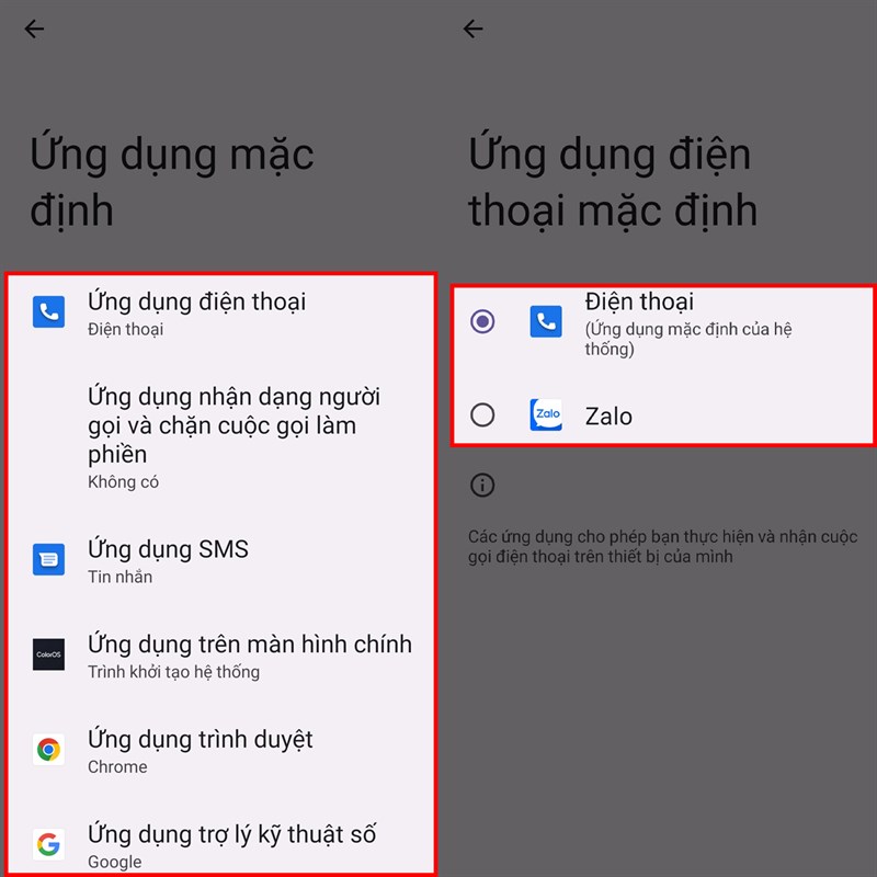 Cách thêm ứng dụng mặc định OPPO Cách thêm ứng dụng mặc định OPPO