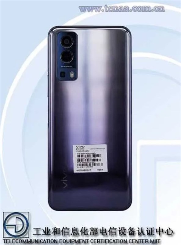 Thiết kế mặt sau được cho là của Vivo Y75s Thiết kế mặt sau được cho là của Vivo Y75s