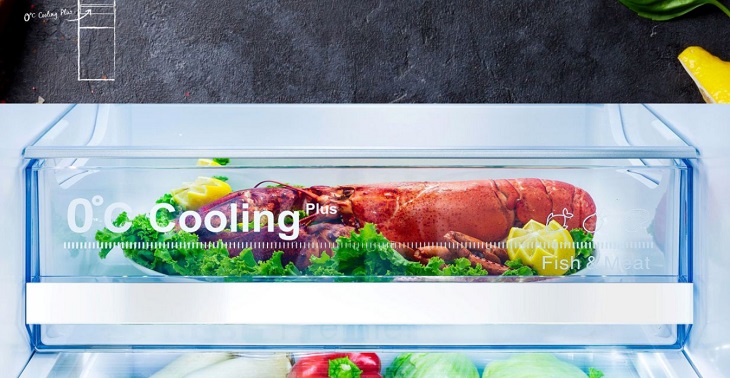 Tủ lạnh Casper 2 cửa ngăn đông dưới 325L RB-365VB trang bị ngăn đông mềm với nhiệt độ duy trì -1°C