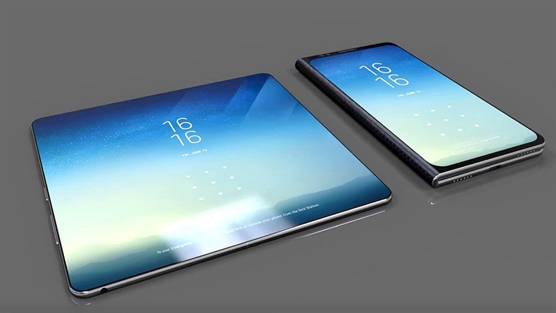 Hình ảnh concept Galaxy Tab Fold