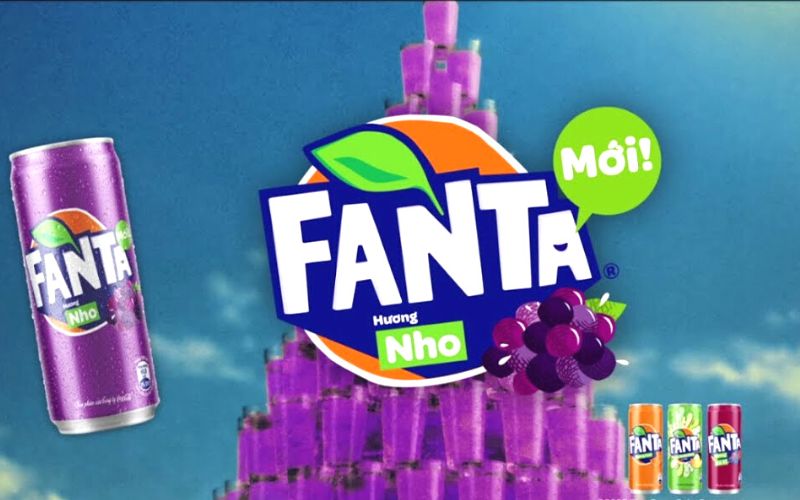 Fanta nho được chính thức giới thiệu vào tháng 5/2022 vừa rồi