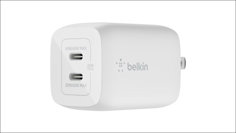 Belkin BOOSTCHARGE PRO Dual USB-C GaN Wall Charger phiên bản 65 W Belkin BOOSTCHARGE PRO Dual USB-C GaN Wall Charger phiên bản 65 W