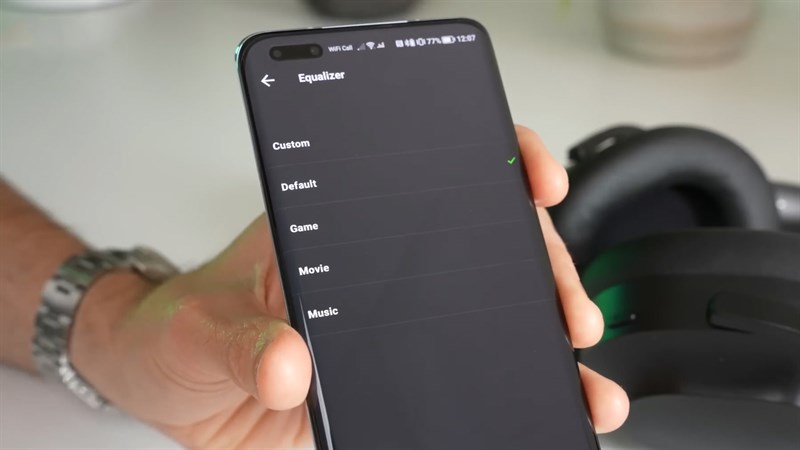 Razer Audio cùng với các mức EQ cho từng tác vụ mà bạn dùng với Razer Barracuda Pro