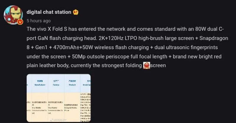 Thông tin được tiết lộ từ một leaker nổi tiếng