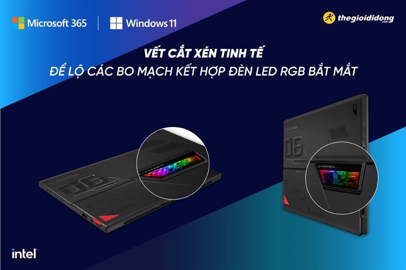 Asus Gaming ROG Flow Z13 GZ301Z i7 (LD110W) - Ngoại hình cơ động, đậm chất viễn tưởng