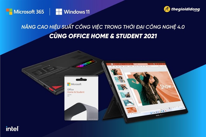Asus Gaming ROG Flow Z13 GZ301Z i7 (LD110W) - Học tập và làm việc năng suất với office home & student 2021 giá chỉ từ 19k/tháng