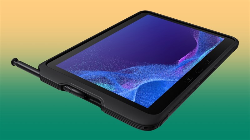 Galaxy Tab Active4 Pro có độ dày 10.2 mm và nặng khoảng 675 gram Galaxy Tab Active4 Pro có độ dày 10.2 mm và nặng khoảng 675 gram
