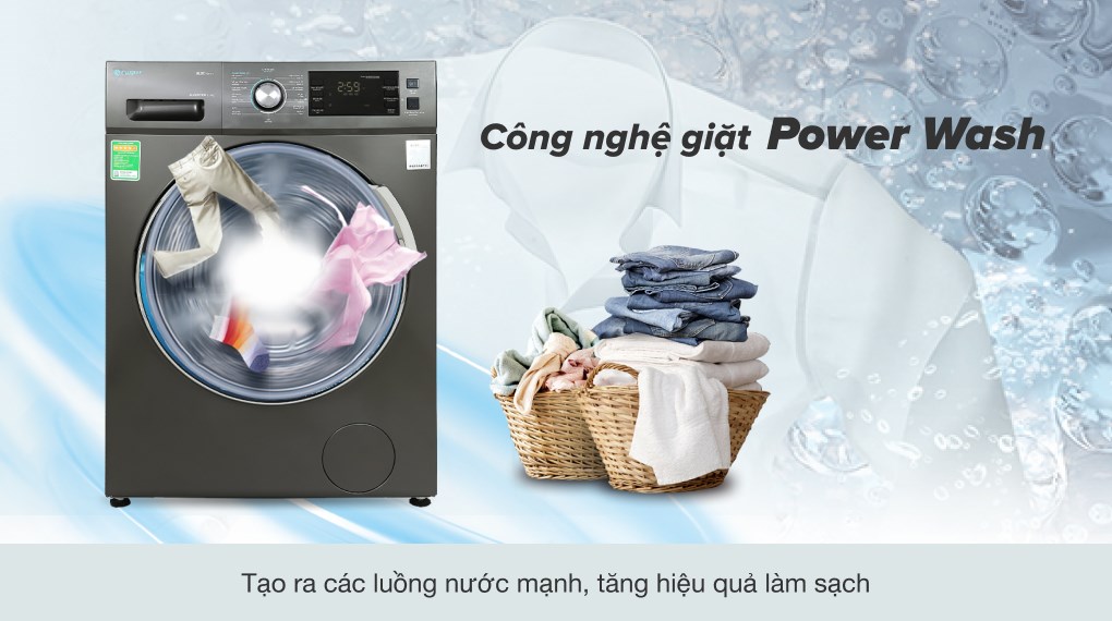 Tổng quan các dòng máy giặt Casper năm 2022 - Công nghệ giặt Power Wash
