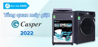 Tổng quan các dòng máy giặt Casper