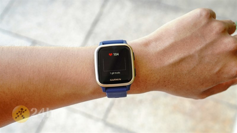 Chức năng đo nhịp tim trên Garmin Venu