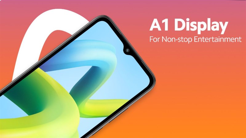 Redmi A1 sẽ là thiết bị giá rẻ được trang bị màn hình dạng giọt nước.