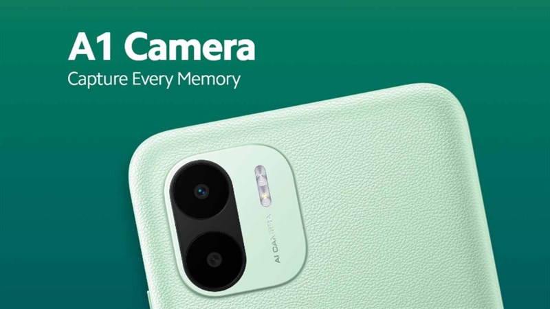 Redmi A1 sẽ sở hữu cụm camera sau với hai ống kính.