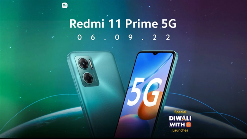 Cận cảnh Redmi 11 Prime 5G sắp ra mắt vài ngày tới