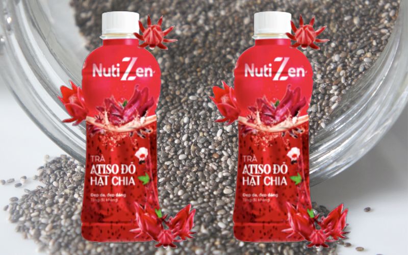 Trà atiso đỏ Nutizen hạt chia