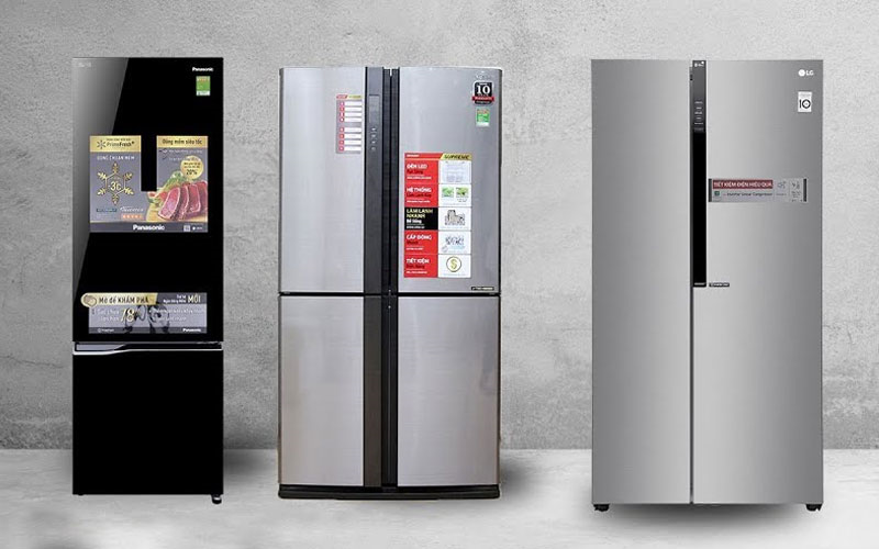tủ lạnh Side by side Hitachi có các kích thước khác nhau
