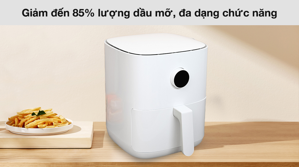 Nồi chiên Xiaomi giúp hạn chế chất béo trong thức ăn, thân thiện với sức khỏe gia đình bạn