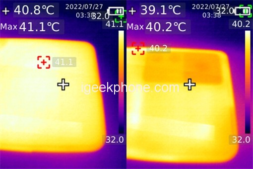 Đo nhiệt độ khi chơi game Peace Elite trên Redmi K50 Extreme Edition. Đo nhiệt độ khi chơi game Peace Elite trên Redmi K50 Extreme Edition.